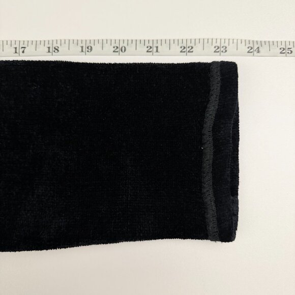 Loominus Handwovens Cardigan Women's XS Black Print Chenille Sweater Blazer - Picture 10 of 12